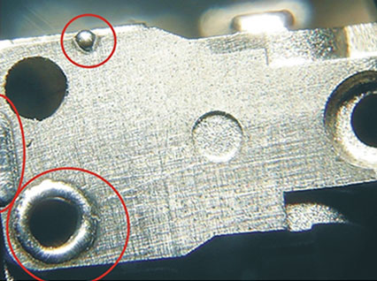 <a href='http://www.hnksqzjx.cn/product/3.htm' class='text_a'>模具激光焊機</a>修復模具效果